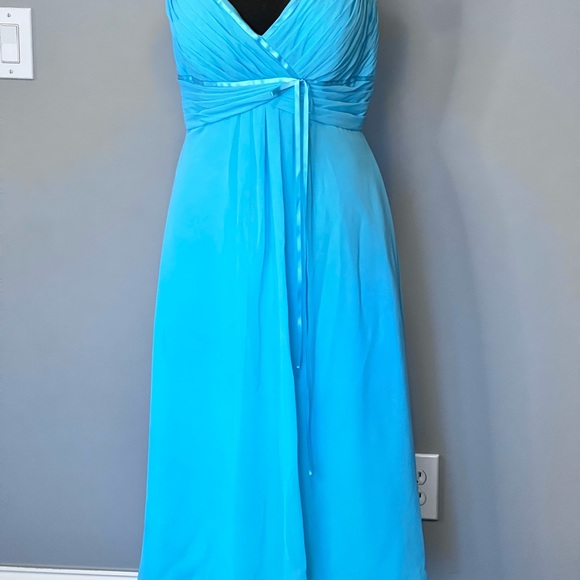 Jasmine Dresses B2 Jasmine Bridal Midi Length Chiffon Wsatin Trim